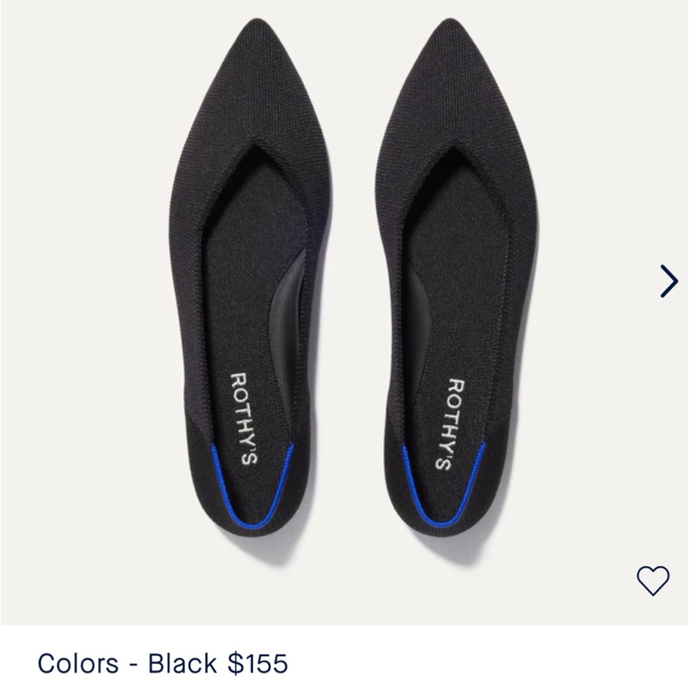 EUC Rothy’s The Point Flats Wore 2 Times Need Bigger Size Awesome Shoes🥿🥿🥿
